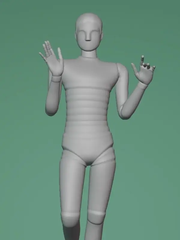3D Gesture Performance Synthesis