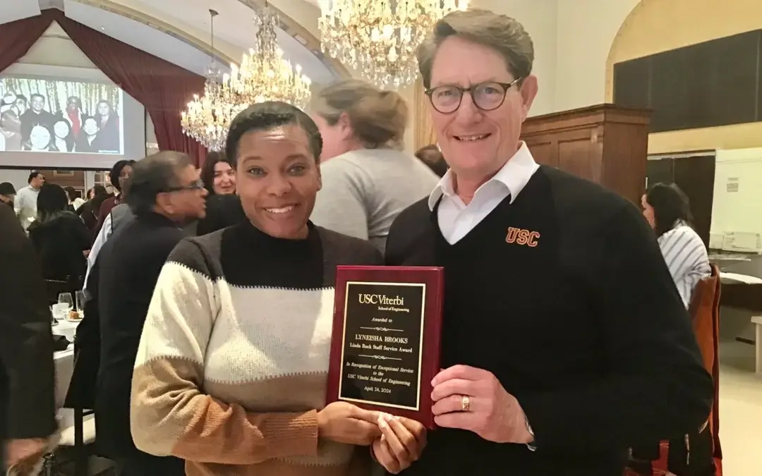 Lyneisha Brooks Wins USC Viterbi Linda Rock Service Award 