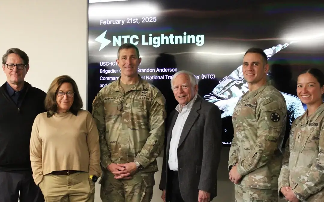 Brigadier General Brandon Anderson, Commanding General, National Training Center and Fort Irwin Visits ICT