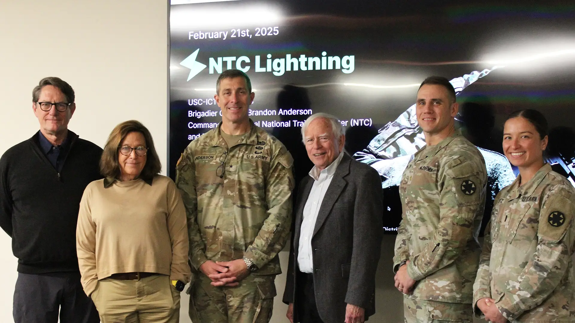 Brigadier General Brandon Anderson, Commanding General, National Training Center and Fort Irwin Visits ICT